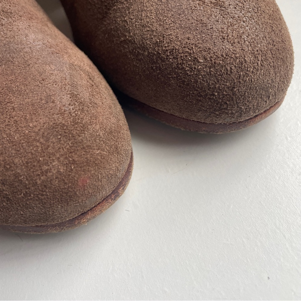 Rag & bone brown oiled suede leather western Chelsea ankle boots 38 8 - Picture 8 of 10